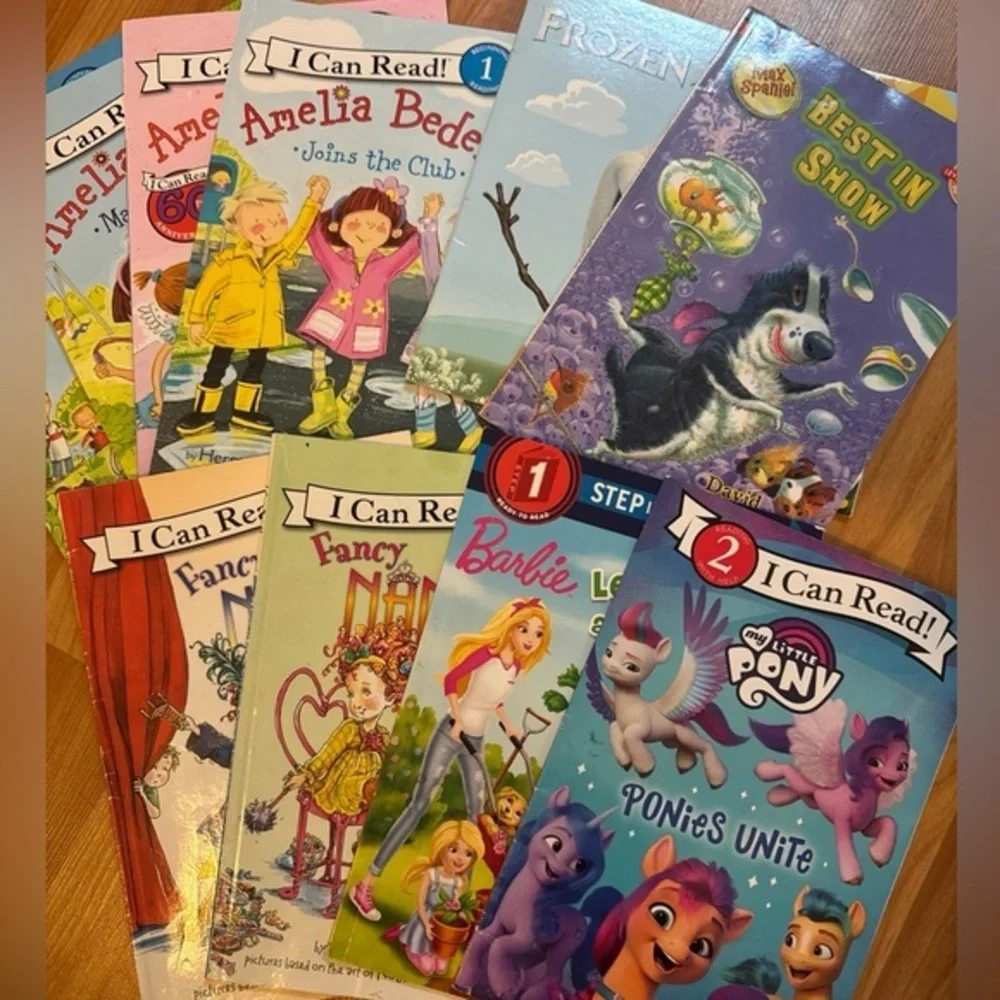Lot Of 10 Little Kids Step Into Reading Book Bundle Amelia Bedelia Girls Reading